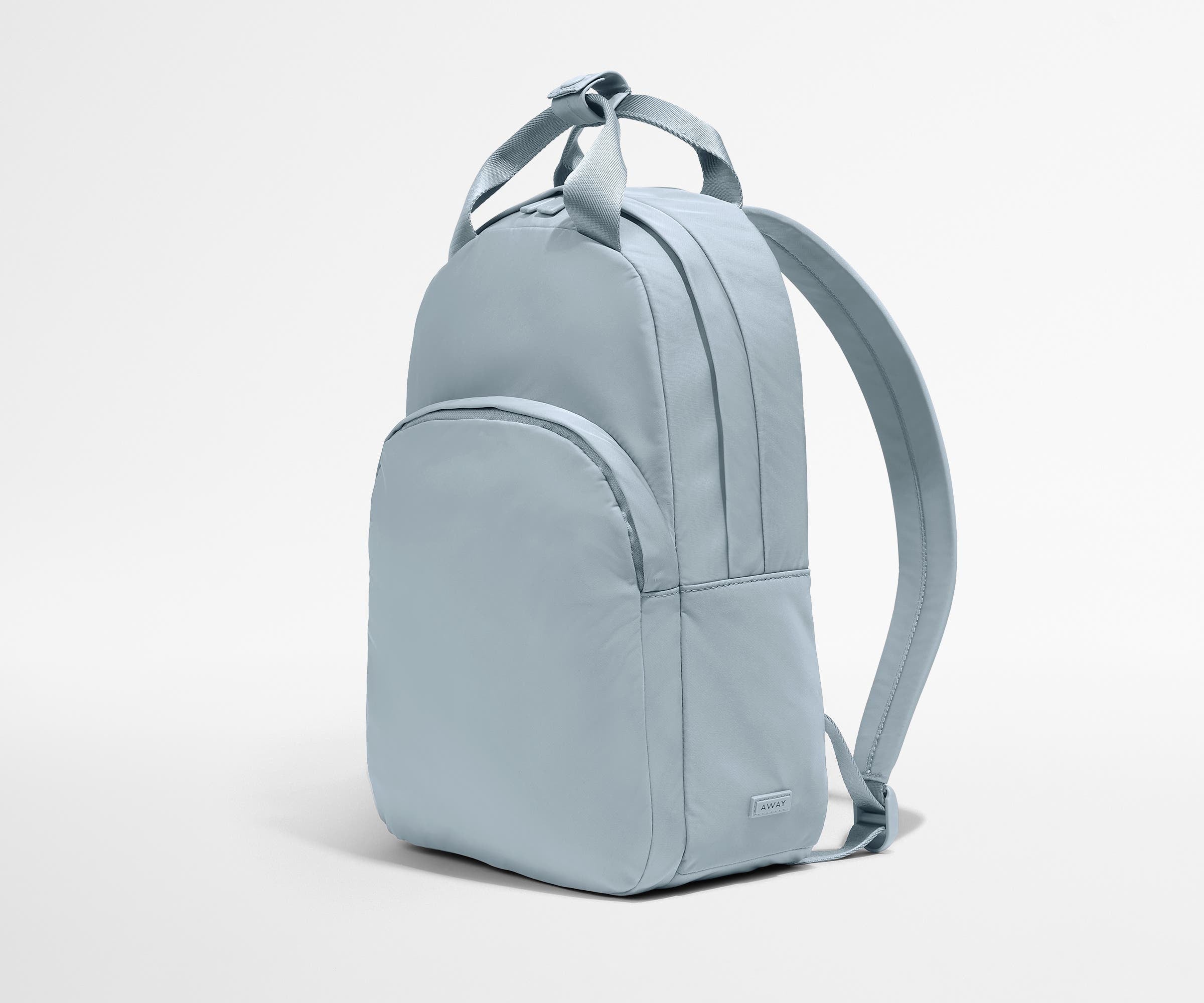 Angled viewed of the Featherlight Backpack