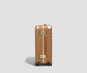 The Aluminum Edge Carry-On in Cognac Brown