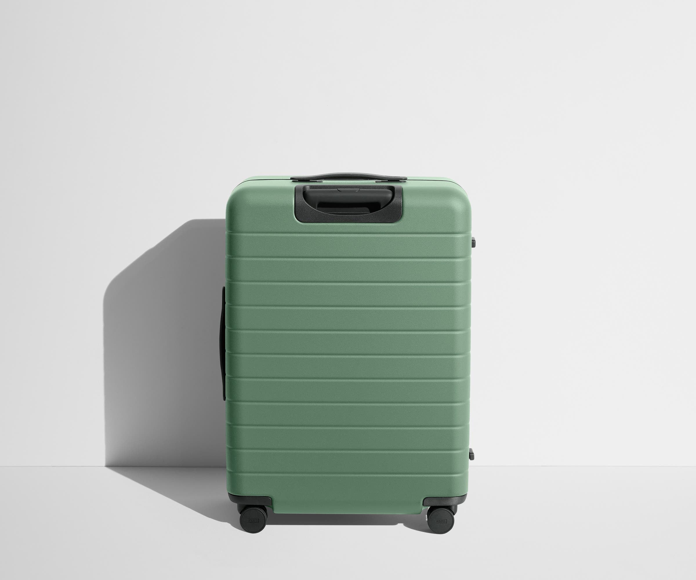 Back product view of The Medium Flex suitcase in Sea Green